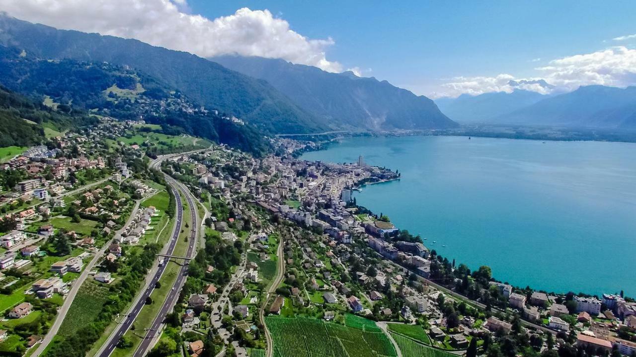 Montreux Castle | Charming Lake View Studio Extérieur photo