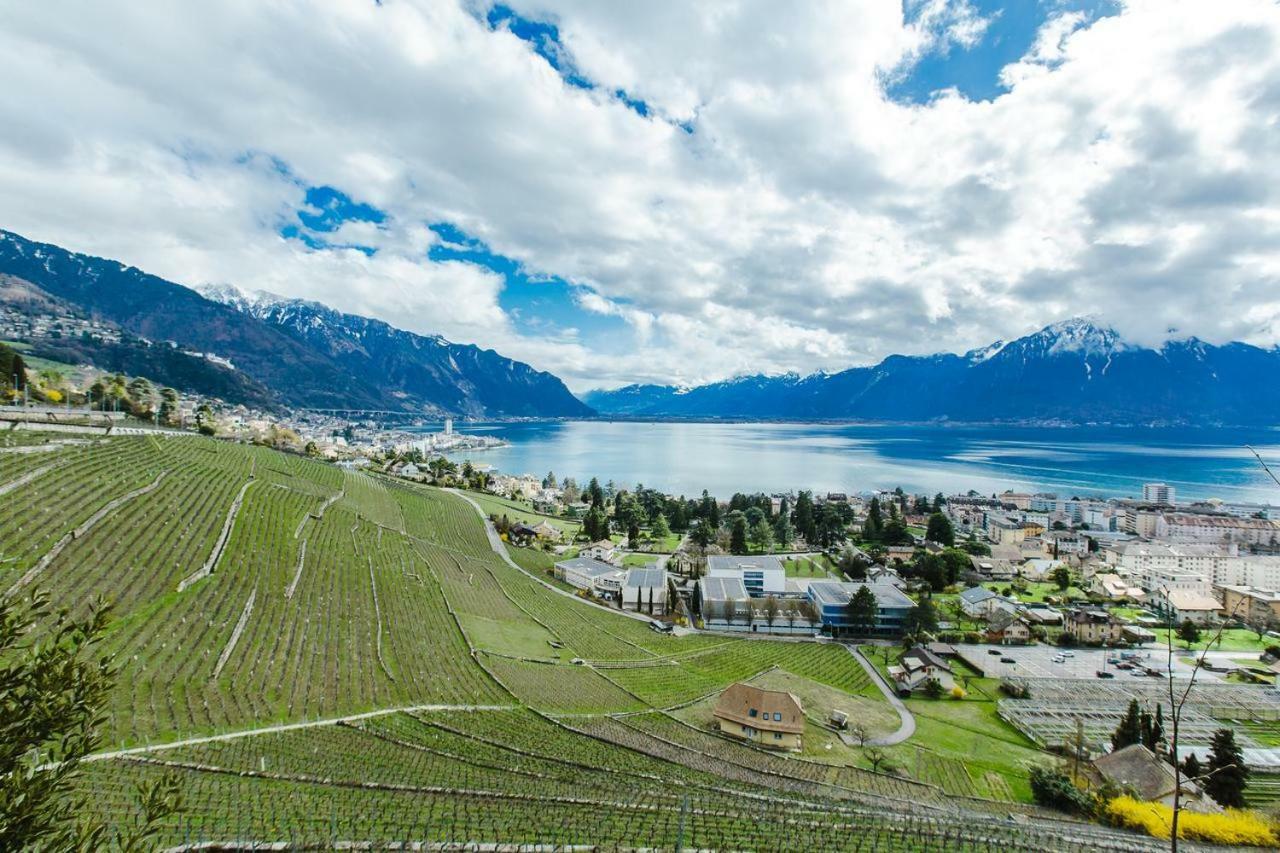 Montreux Castle | Charming Lake View Studio Extérieur photo